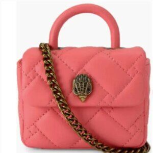 KURT GEIGER LONDON Micro Kensington Leather Crossbody Bag